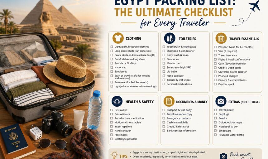 Egypt Packing List: The Ultimate Checklist for Every Traveler