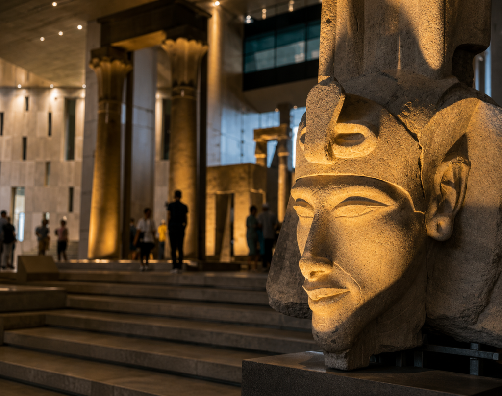 Alexandria Port to Giza Pyramids + Grand Egyptian Museum Tour