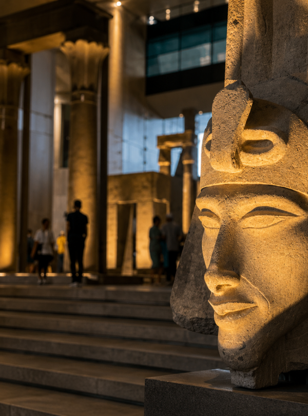 Alexandria Port to Giza Pyramids + Grand Egyptian Museum Tour