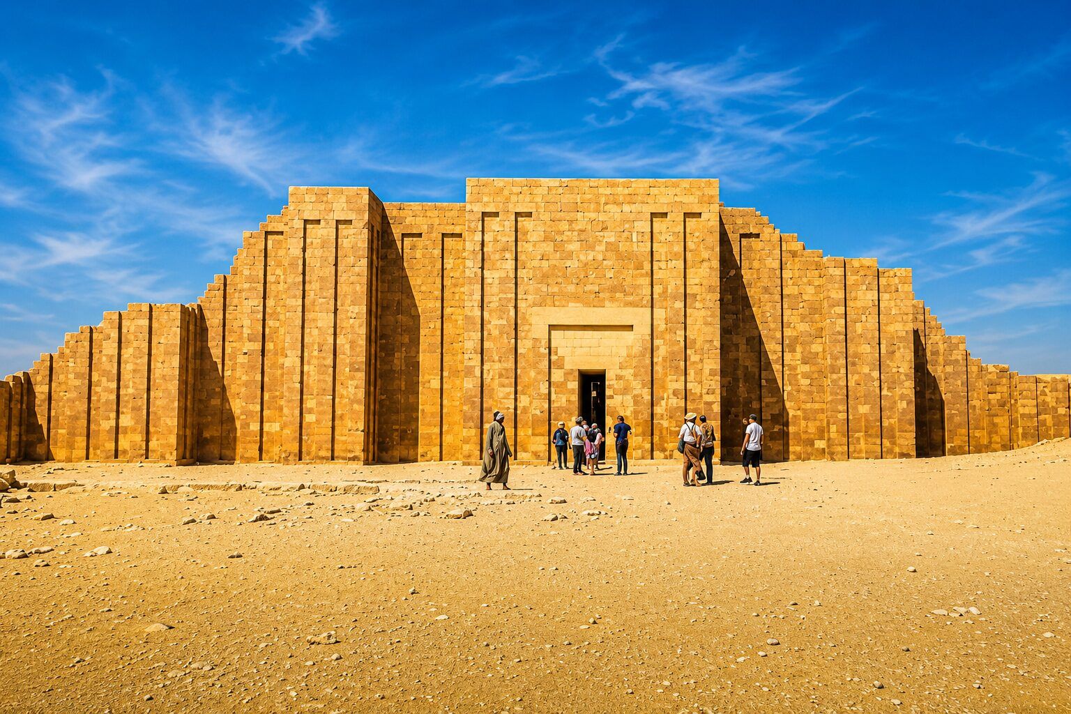 Discover the Saqqara Necropolis with our complete 2026 visitor guide. Explore the Step Pyramid of Djoser, ancient tombs, the Serapeum, travel tips, tickets, and nearby attractions.