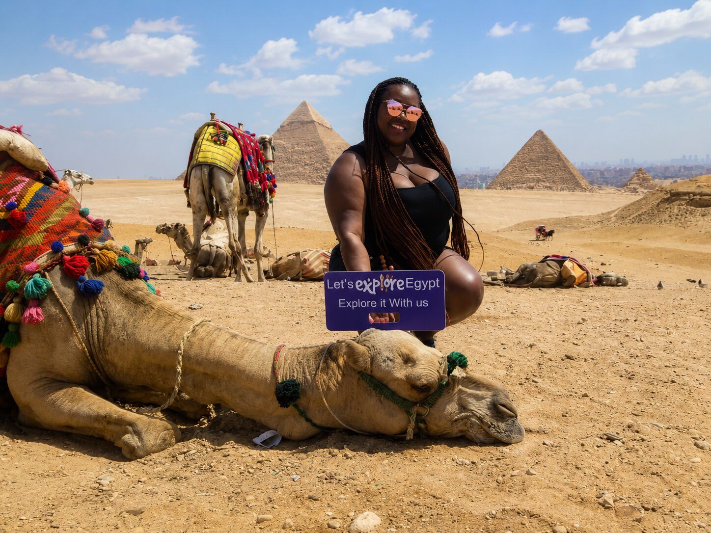 Book a Cairo Airport layover tour to the Pyramids and explore the Great Pyramid of Giza, the Great Sphinx, and the Valley Temple with private airport transfers and a licensed Egyptologist guide.