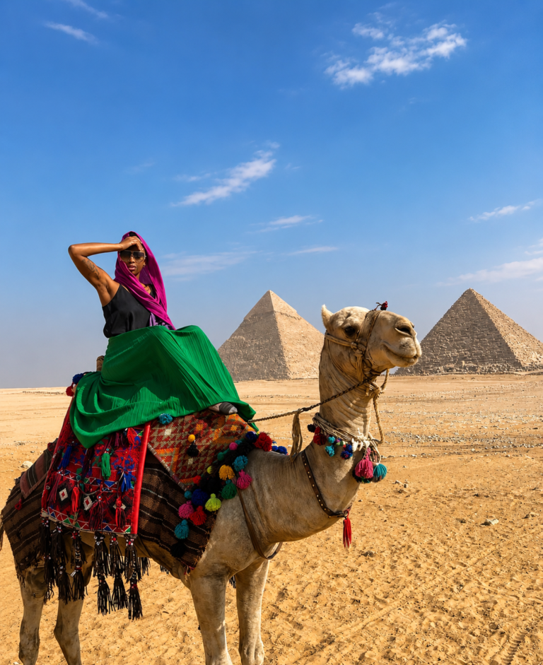 Pyramids Camel Ride Experience from Alexandria Port