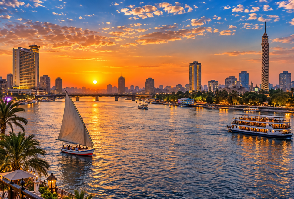 Nile river in Cairo