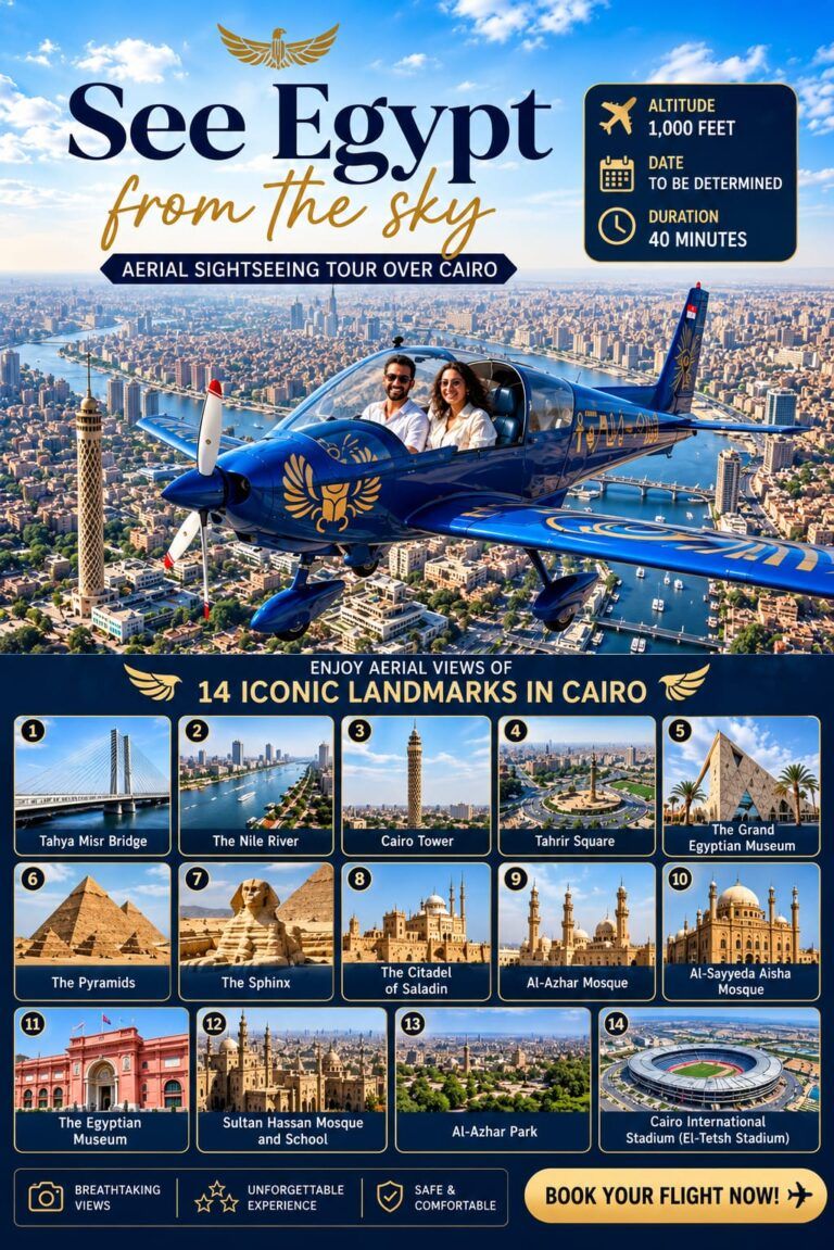 Aerial Sightseeing Tour Over Cairo